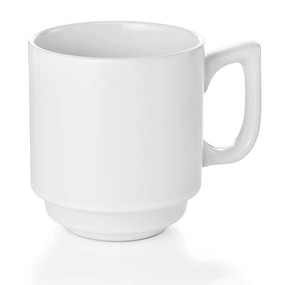 Kaffeebecher Porzellan Inh. 0,25 Ltr. WEIß Import