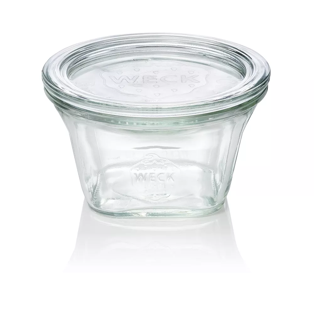 Weckglas Quadroglas 290 ml mit Deckel VPE 6 Stück