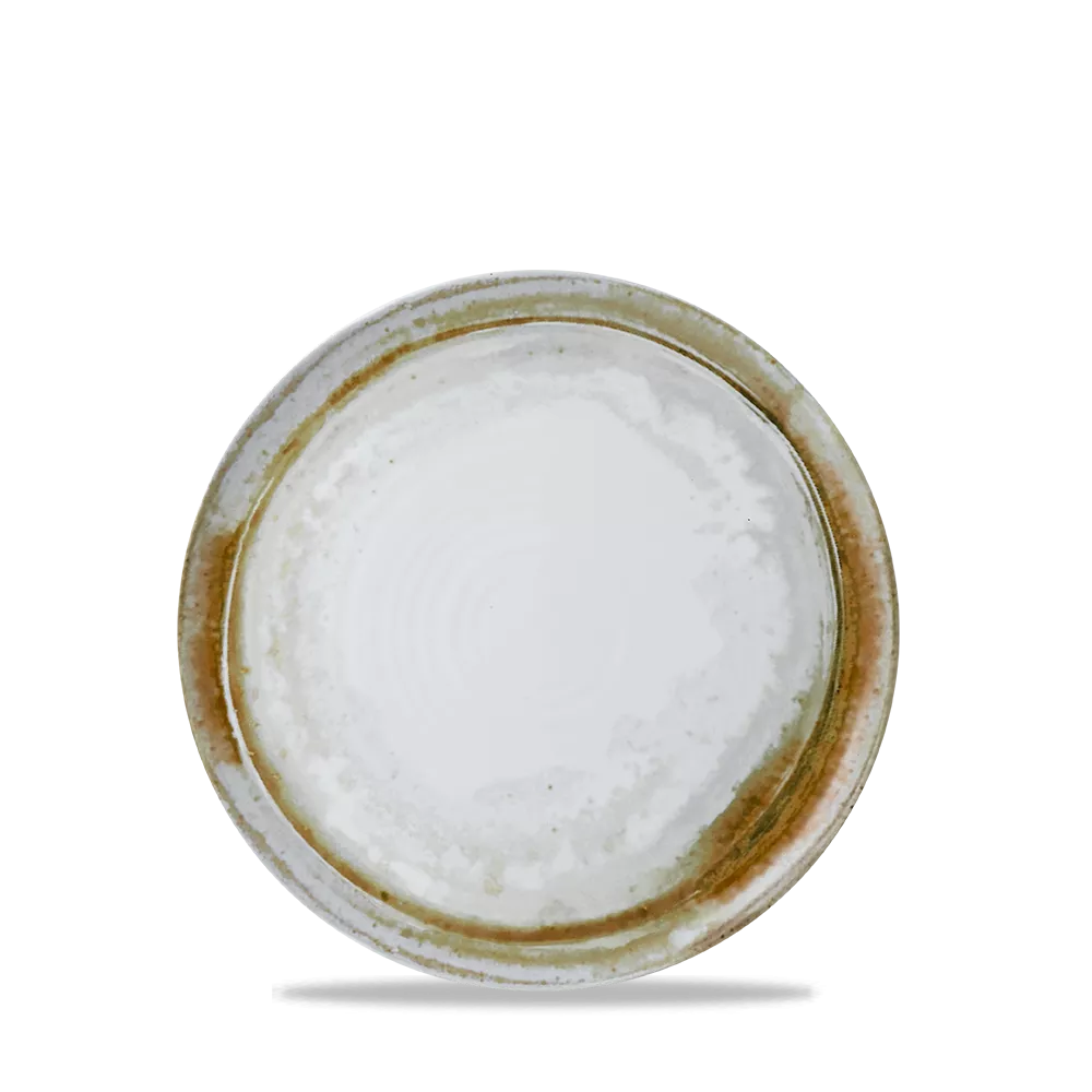DUDSON Finca Sandstone Organic Flat Plate Ø 31,8 cm, BROWN