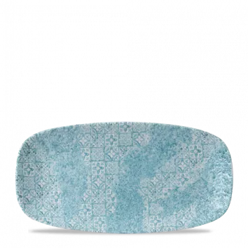 CHURCHILL Med Tiles Chefs`Oblong Plate 29,8x15,3 Aquamarine