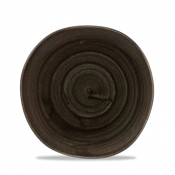 CHURCHILL Stonecast Organic Round Plate Ø 21 Iron Black