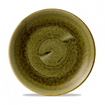 CHURCHILL Plume Coupe Plate Ø 16,5 cm Olive