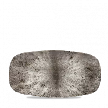 CHURCHILL Stone Chefs`Oblong Plate 29,8x15,3 cm Quartz Black