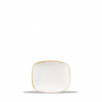 CHURCHILL Stonecast Chefs Oblong Plate 15,4x12,6 cm Barley White